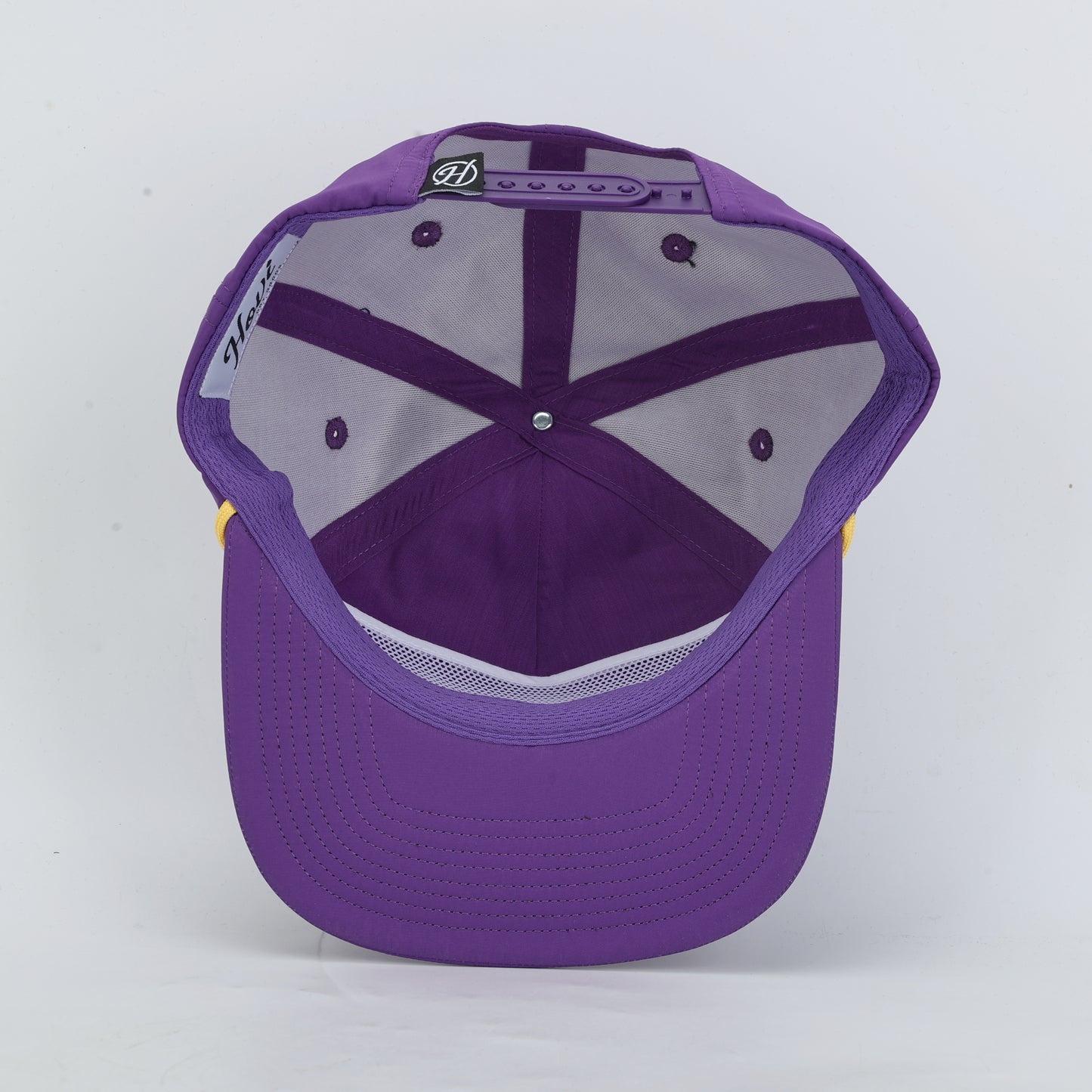 Just Different LSU Rope Hat - Purple/Yellow - PREORDER