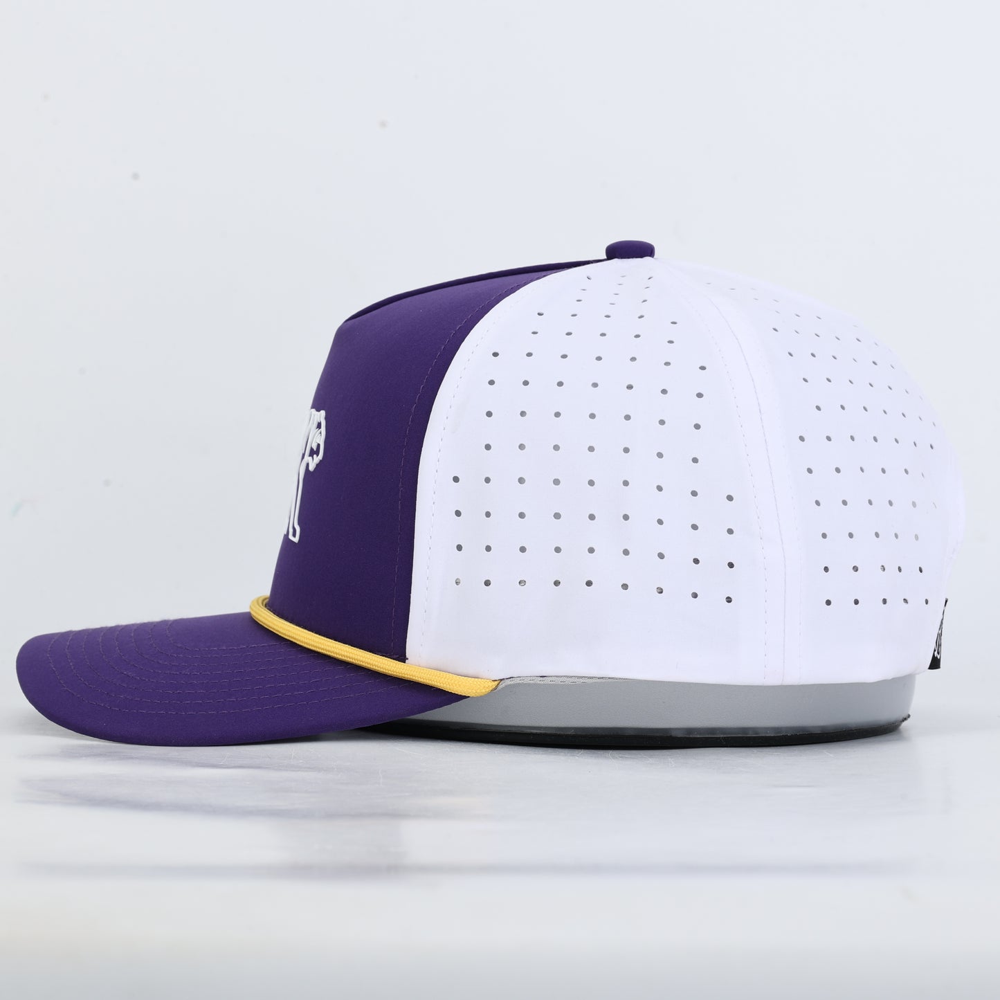 LSU Tiger Performance Rope Hat - Purple/White - PREORDER
