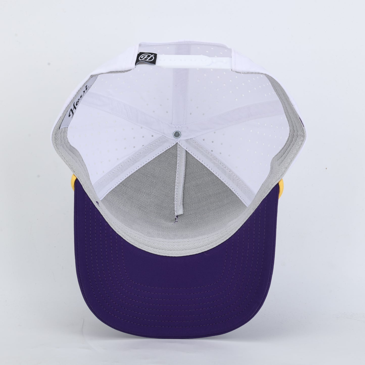 LSU Tiger Performance Rope Hat - Purple/White - PREORDER