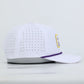 LSU Tiger Patch Performance Rope Hat - White - PREORDER
