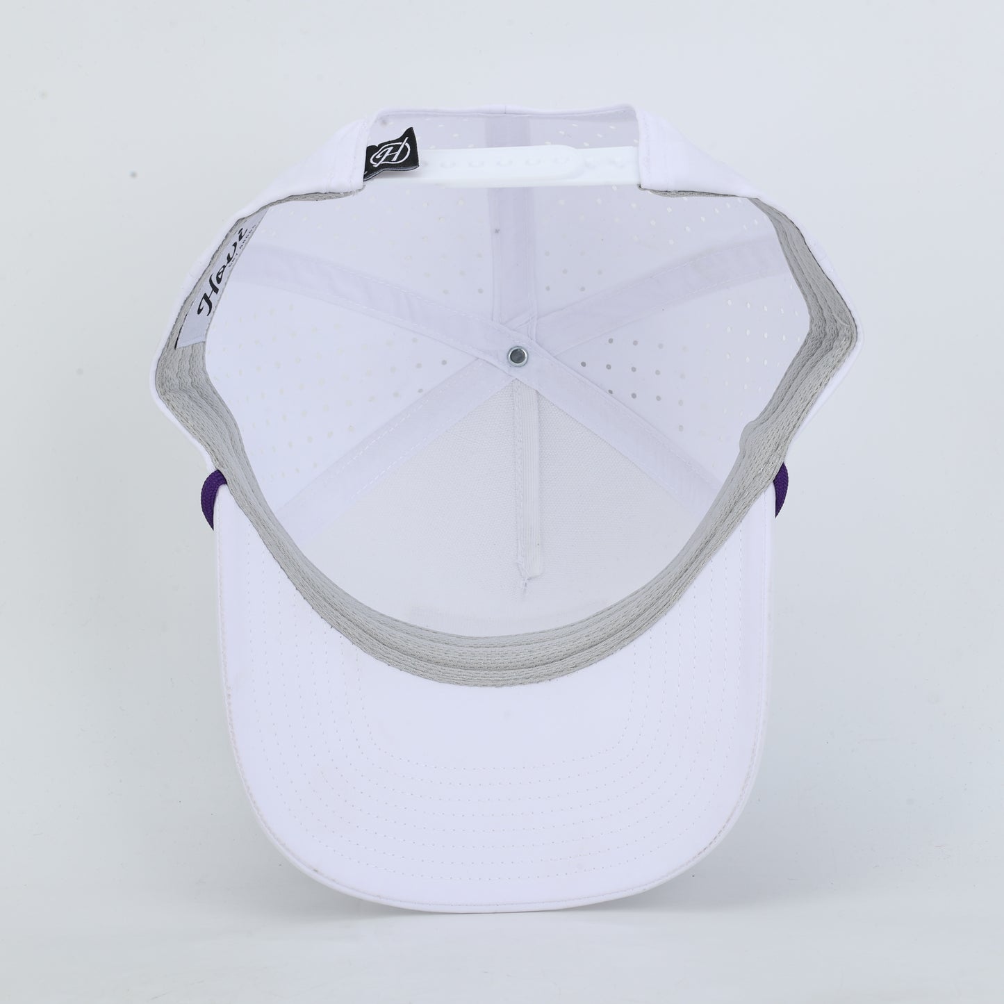 LSU Tiger Patch Performance Rope Hat - White - PREORDER