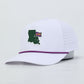 LSU Golf Performance Rope Hat - White - PREORDER
