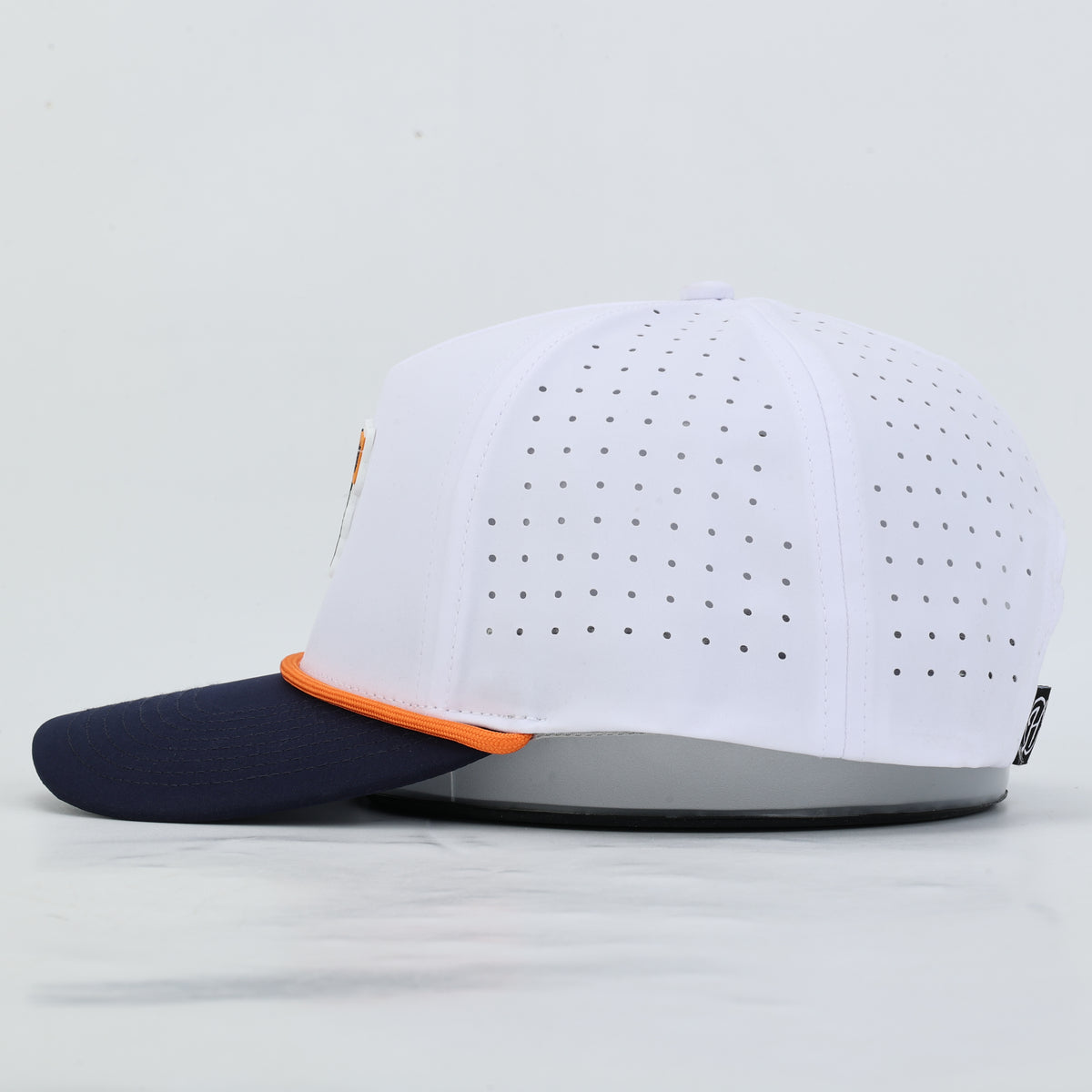 Auburn Golf Performance Rope Hat - White