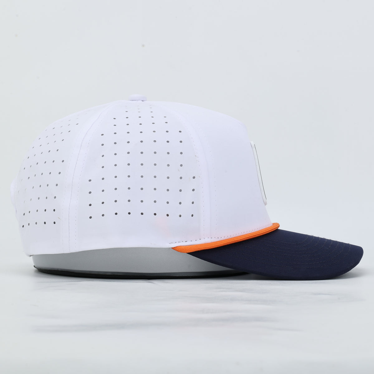 Auburn Golf Performance Rope Hat - White