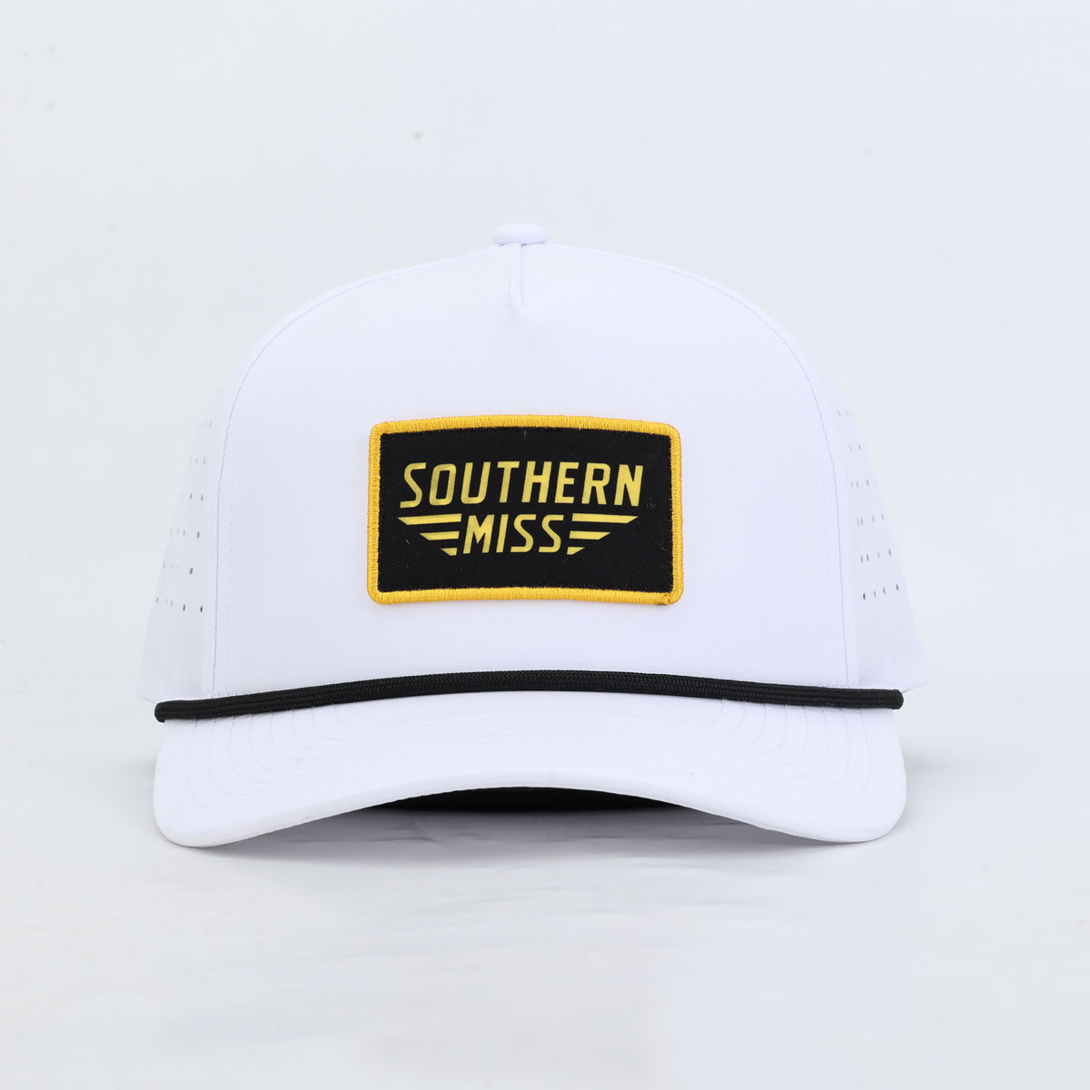 Southern Miss Performance Rope Hat- White - PREORDER