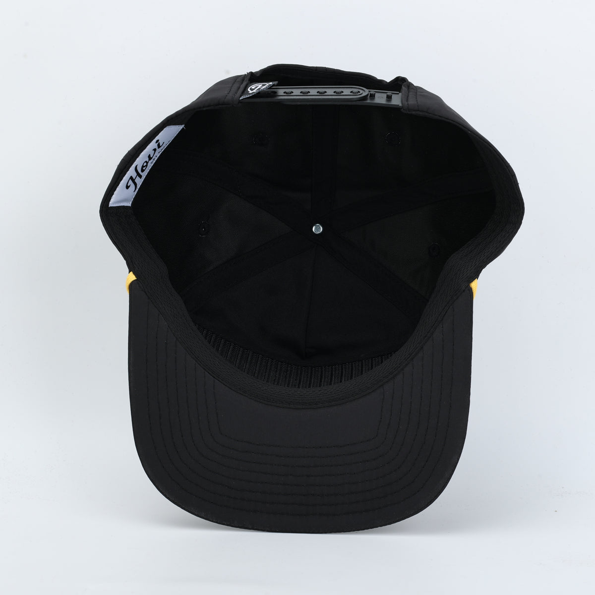 Southern Miss Script Poly Rope Hat- Black - PREORDER
