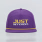 Just Different LSU Rope Hat - Purple/Yellow