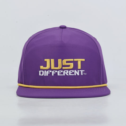 Just Different LSU Rope Hat - Purple/Yellow