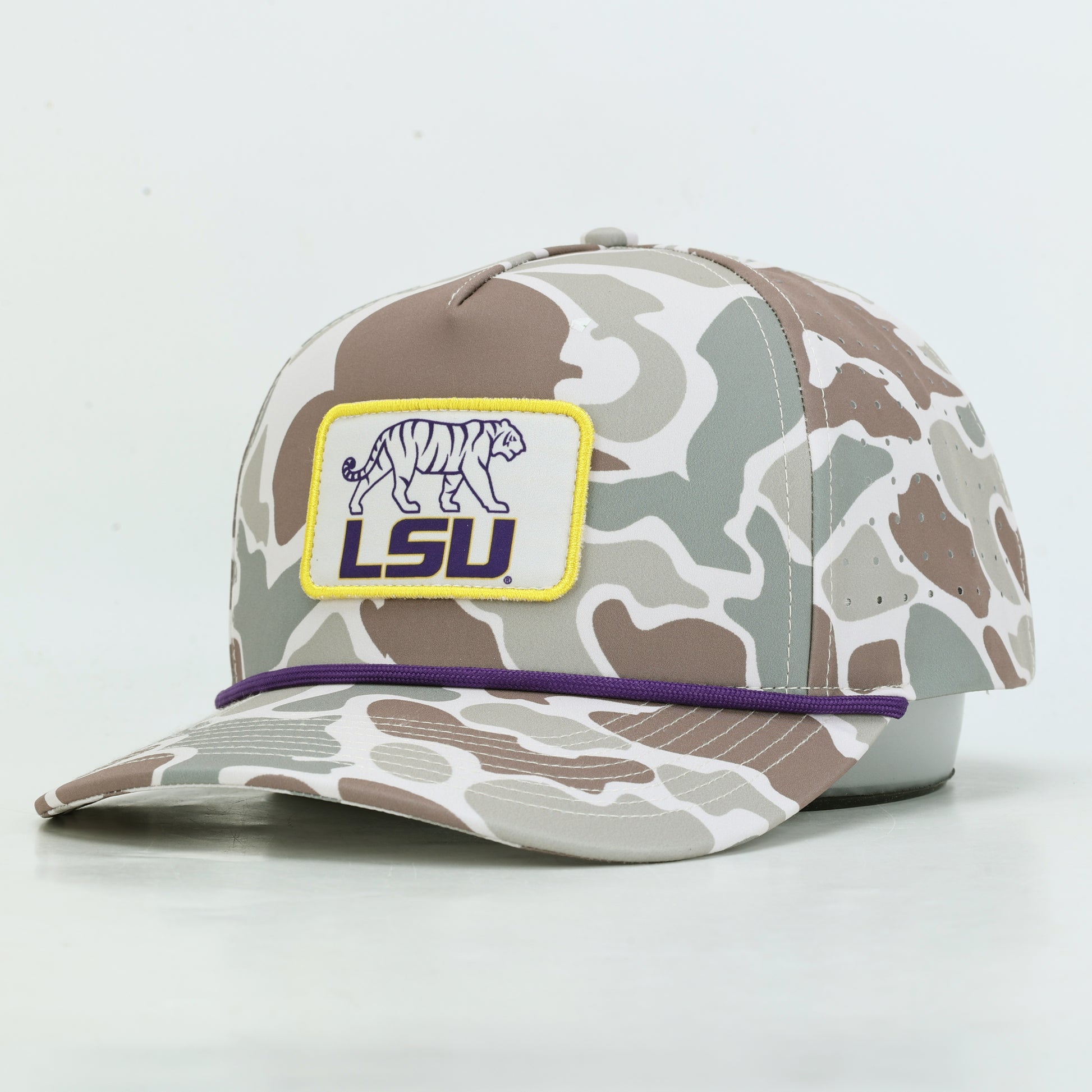 LSU Tiger Patch Performance Hat - Camo