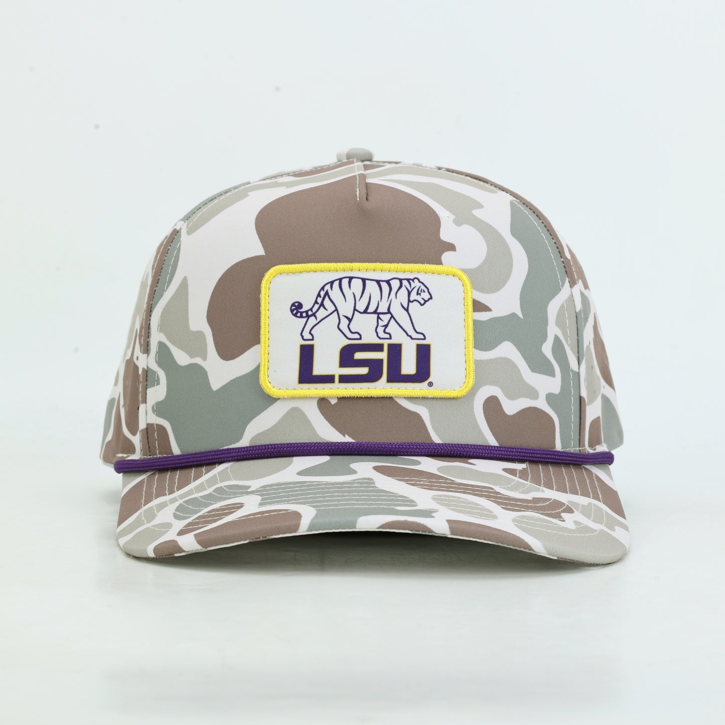 LSU Tiger Patch Performance Rope Hat - Camo