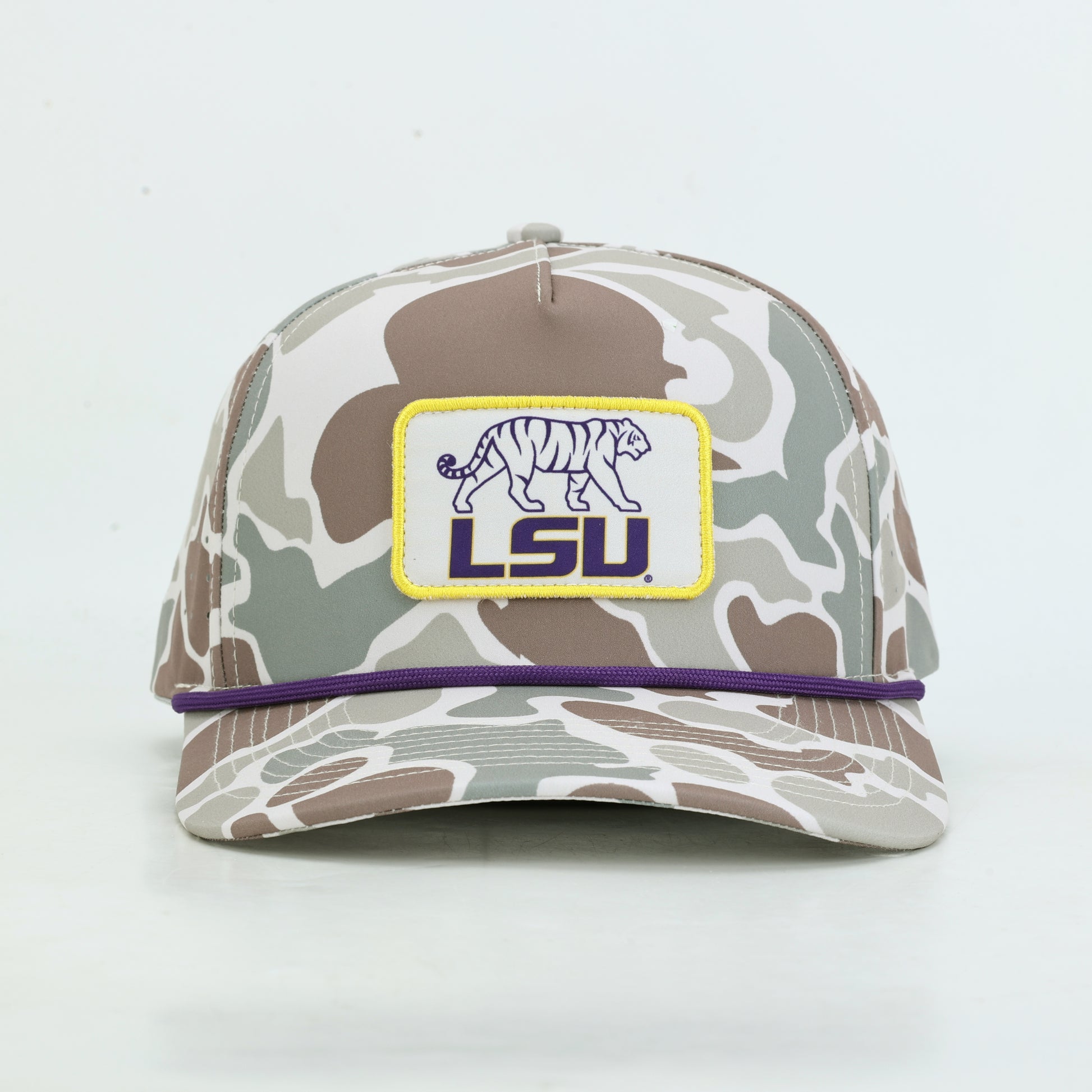 LSU Tiger Patch Performance Rope Hat - Camo