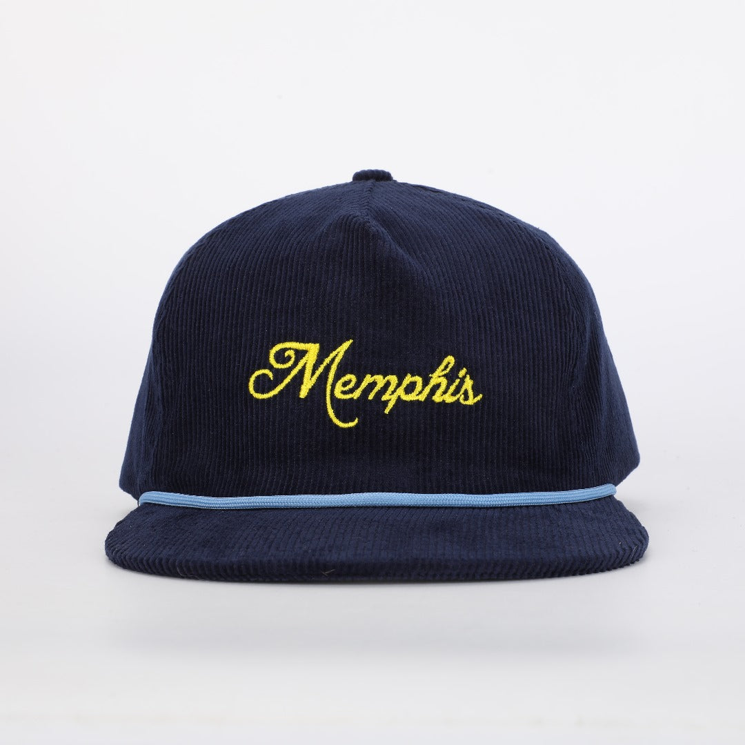 Hovi Memphis Script Corduroy Rope Hat