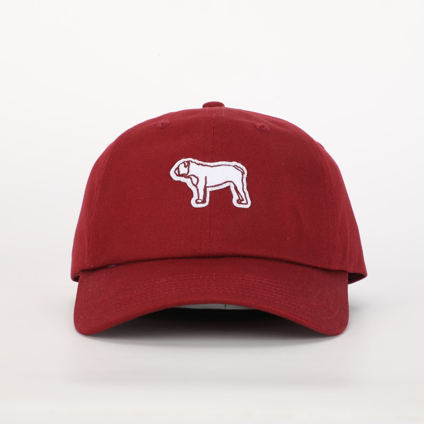 Hovi Mississippi State Bulldog Cotton Dad Hat - Maroon
