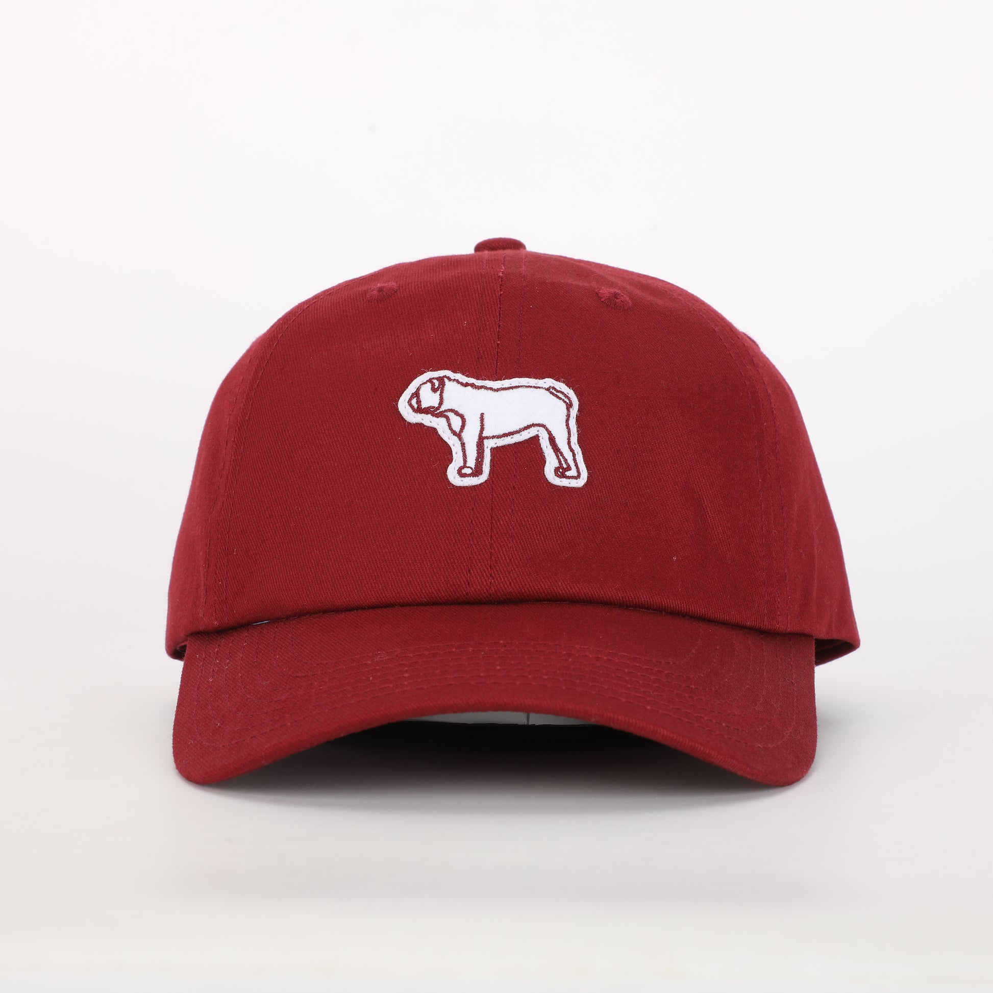 Hovi Mississippi State Bulldog Cotton Dad Hat - Maroon