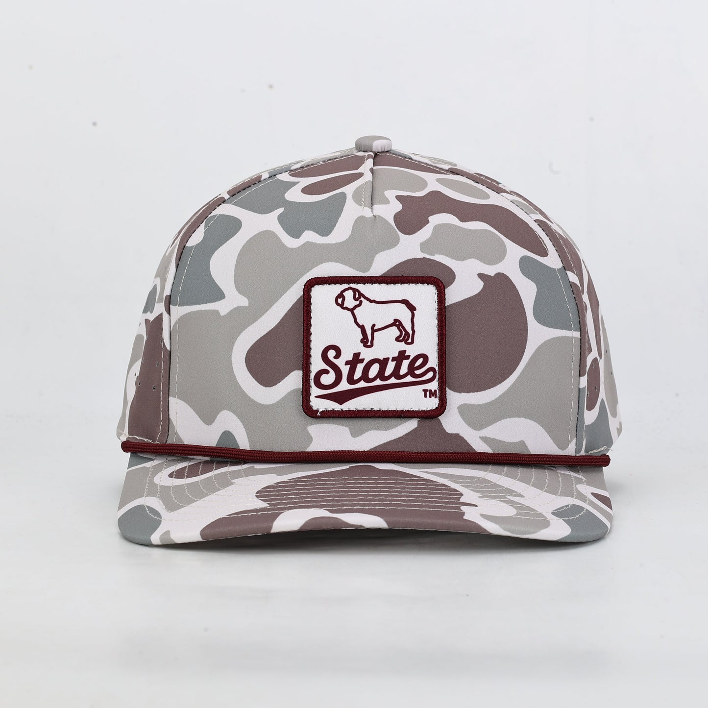 Mississippi State Bulldog Performance Rope Hat- Camo