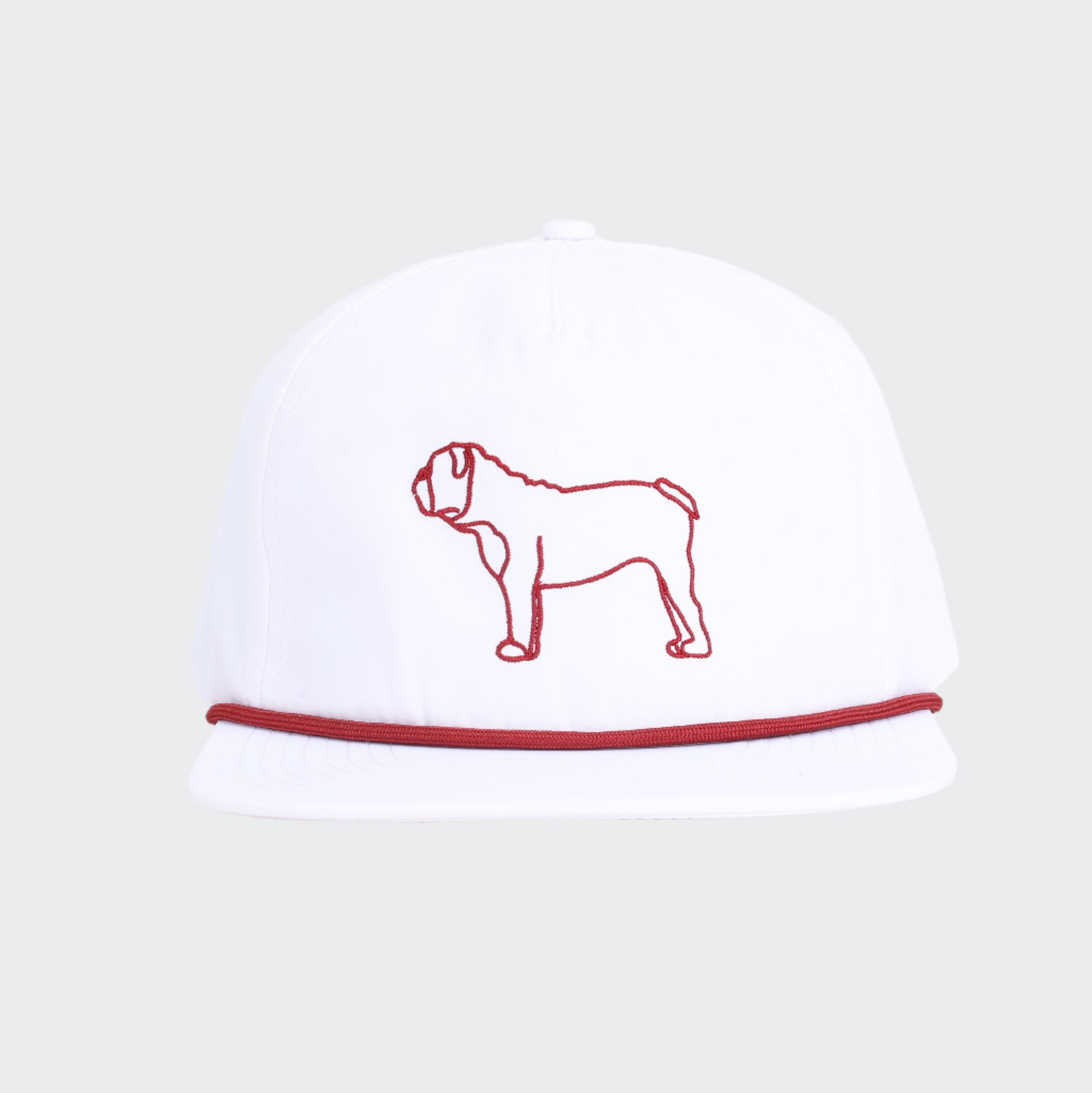 Hovi Mississippi State Bulldog Poly Rope Hat - White