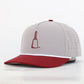 Hovi Mississippi State Cowbell Performance Rope Hat- Grey/Maroon