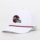 Mississippi State Helmet Performance Rope Hat - White 
