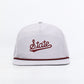 Mississippi State Script Poly Rope Hat - Grey