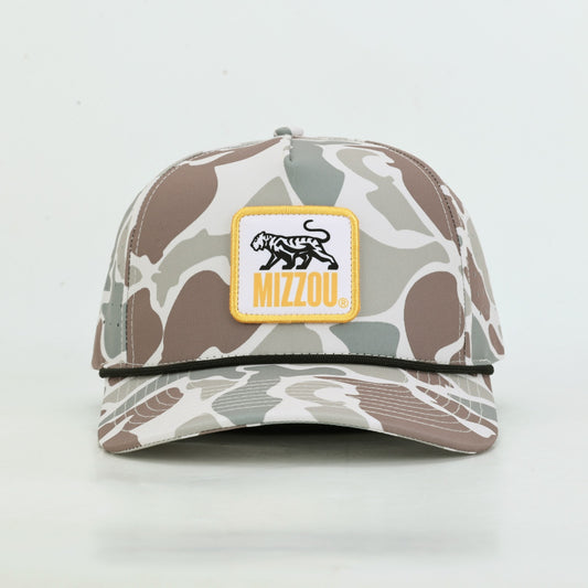 Missouri Tiger Patch Performance Rope Hat - Camo