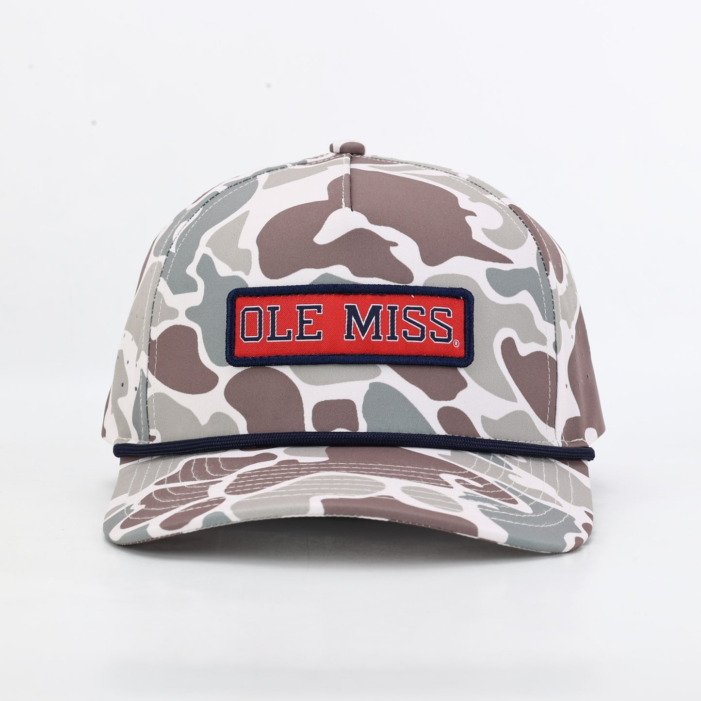 Ole Miss Performance Rope Hat - Camo