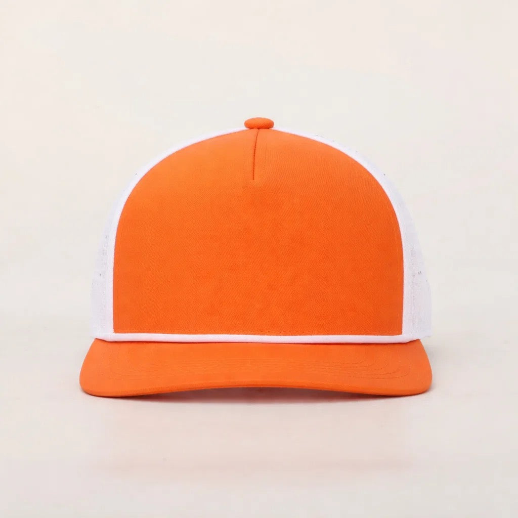 The Eli Performance Rope Hat - Orange/White