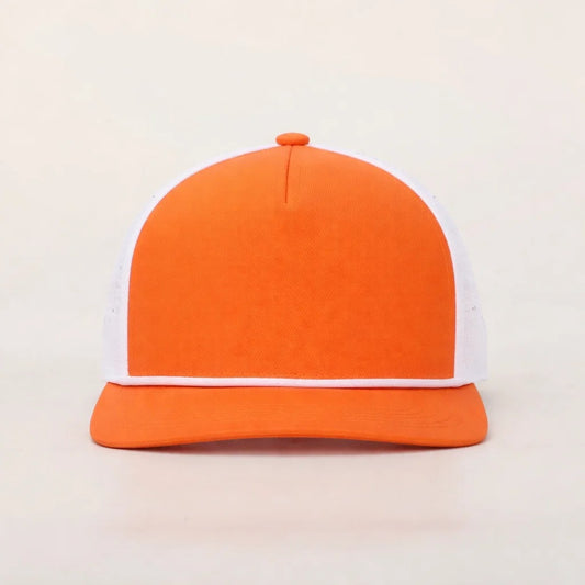 The Eli Performance Rope Hat - Orange/White