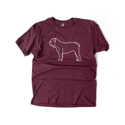 Maroon Dog T-Shirt