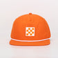 Tennessee Checkerboard Poly Rope Hat - Orange