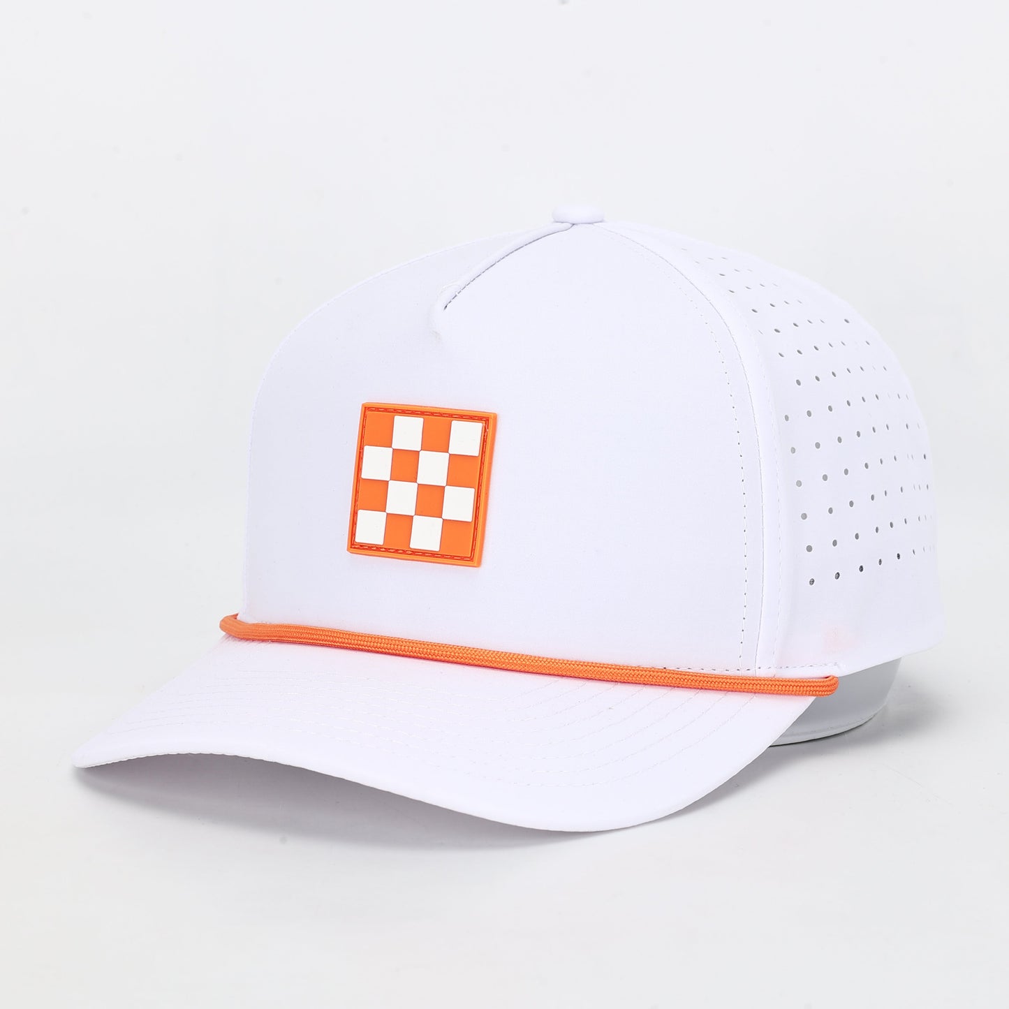 Tennessee Checkerboard performance hat  white