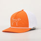 Tennessee Coonhound Performance  Hat - Orange/White