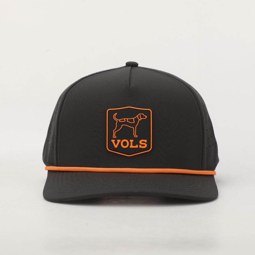 Tennessee Coonhound Performance Rope Hat -Smokey Grey Patch