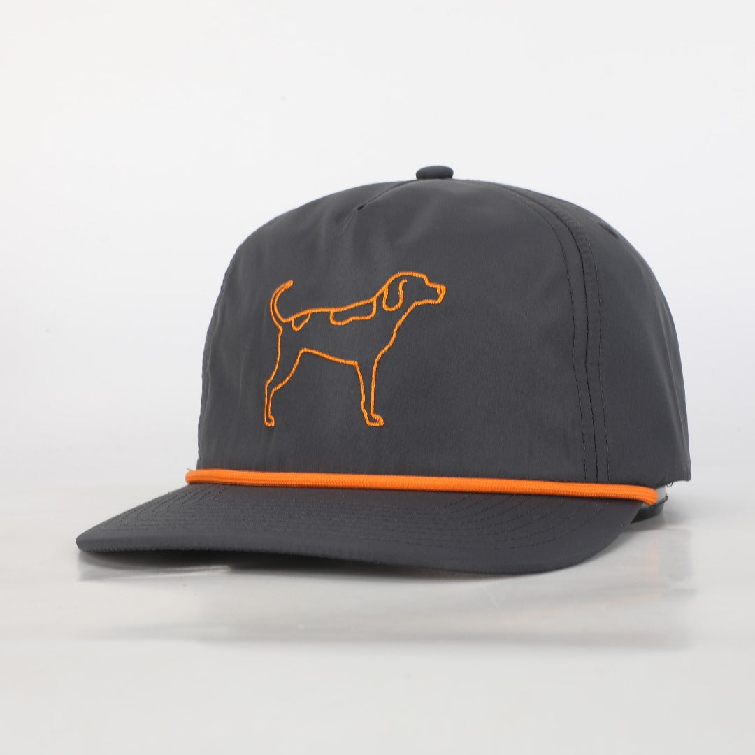 Tennessee Coonhound Poly Rope Hat - Grey