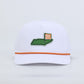 Tennessee Golf Performance Rope Hat - White