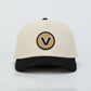 Vanderbilt Patch Cotton Hat- Cream/White