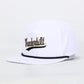 Hovi Vanderbilt Script Poly Rope Hat- White