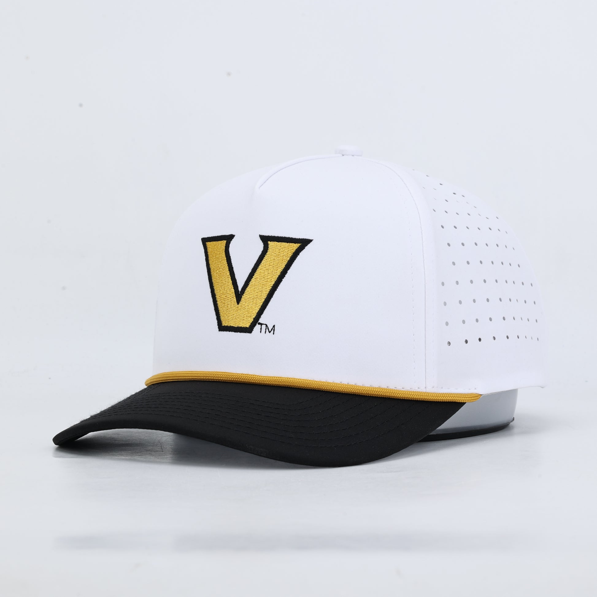 Vanderbilt V Performance Rope Hat - White/Black