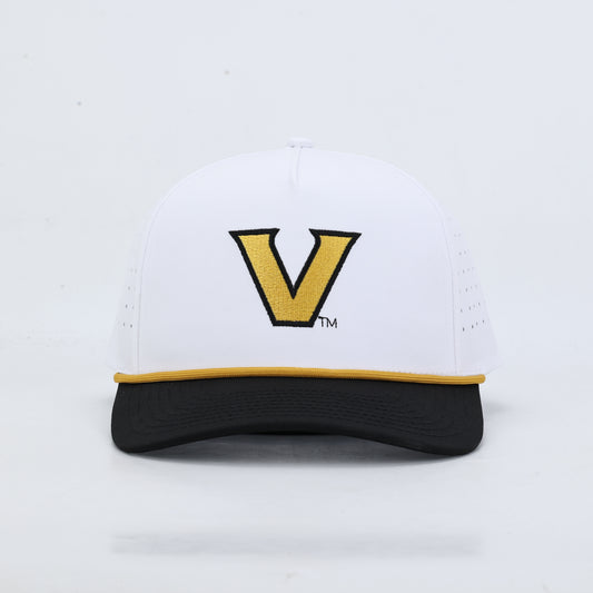 Vanderbilt V Performance Rope Hat - White/Black
