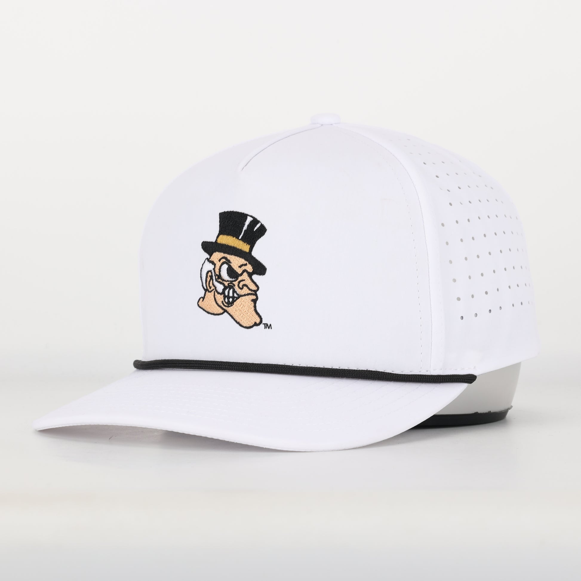 Hovi Wake Forest performance rope hat white 