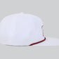 Mississippi State Bulldog Poly Rope Hat - White