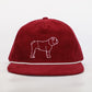 Maroon Bulldog Rope Hat - Corduroy