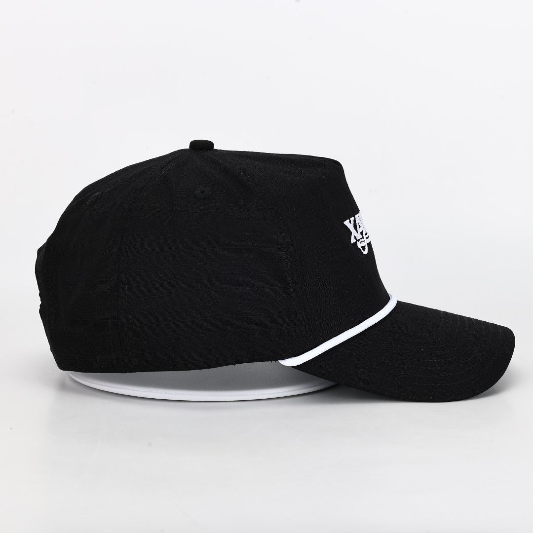 Xavier Ripstop Rope Hat - Black