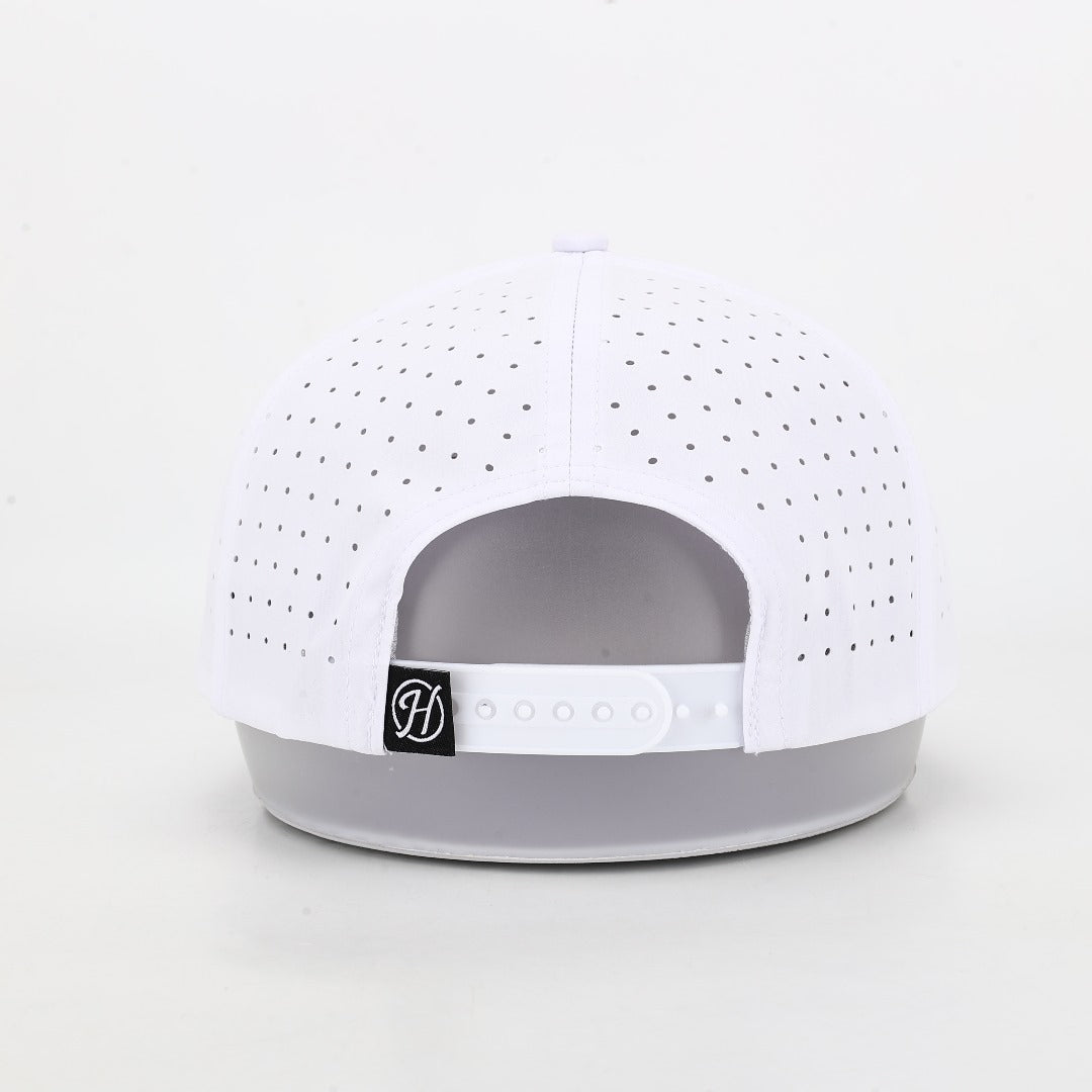 MSU Helmet Performance Rope Hat - White
