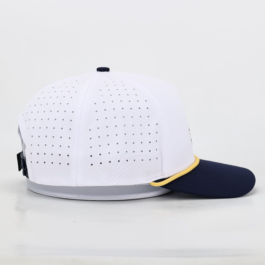 ETSU Vintage Buccaneer Performance Rope Hat - White/Blue