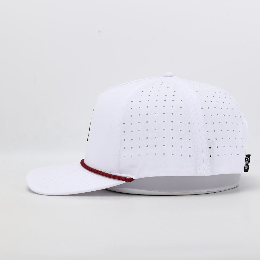Winthrop Eagle Performance Rope Hat - White- PREORDER