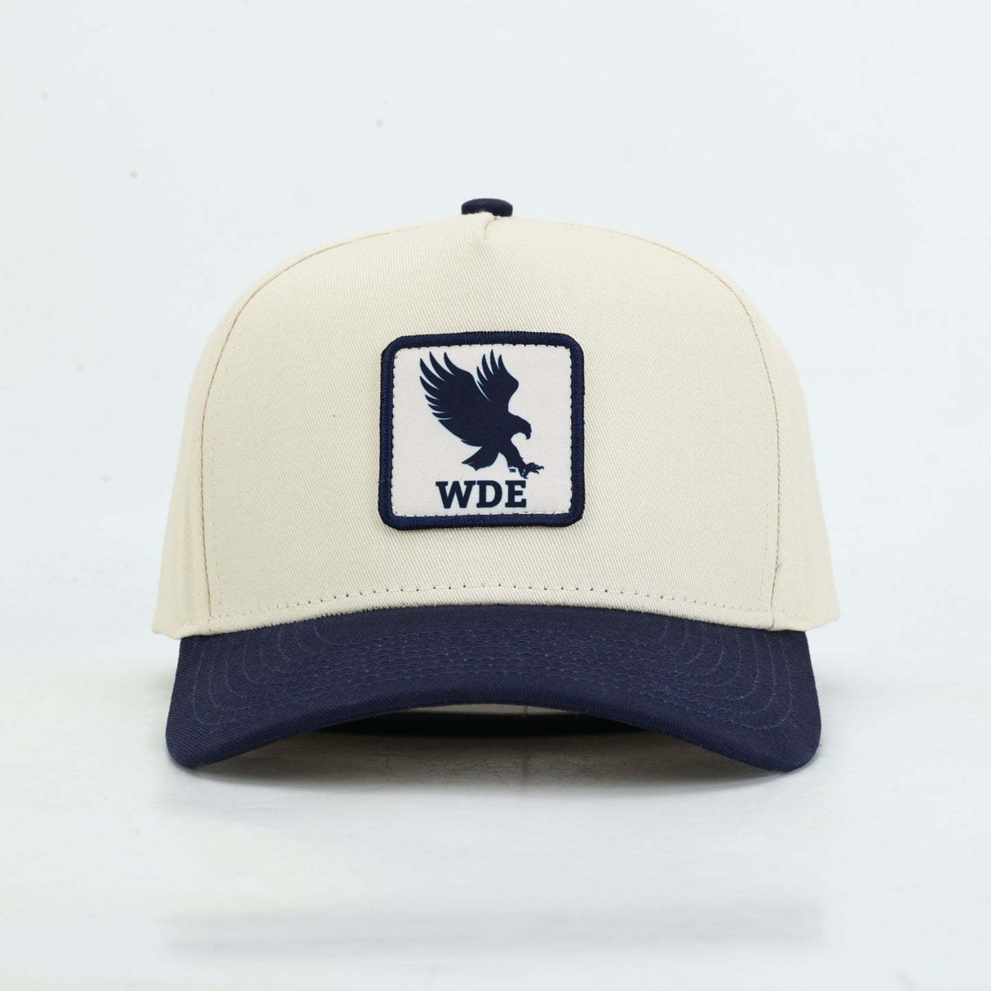 Auburn Eagle Cotton Hat - Cream/Navy - PREORDER