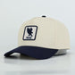 Auburn Eagle Cotton Hat - Cream/Navy - PREORDER