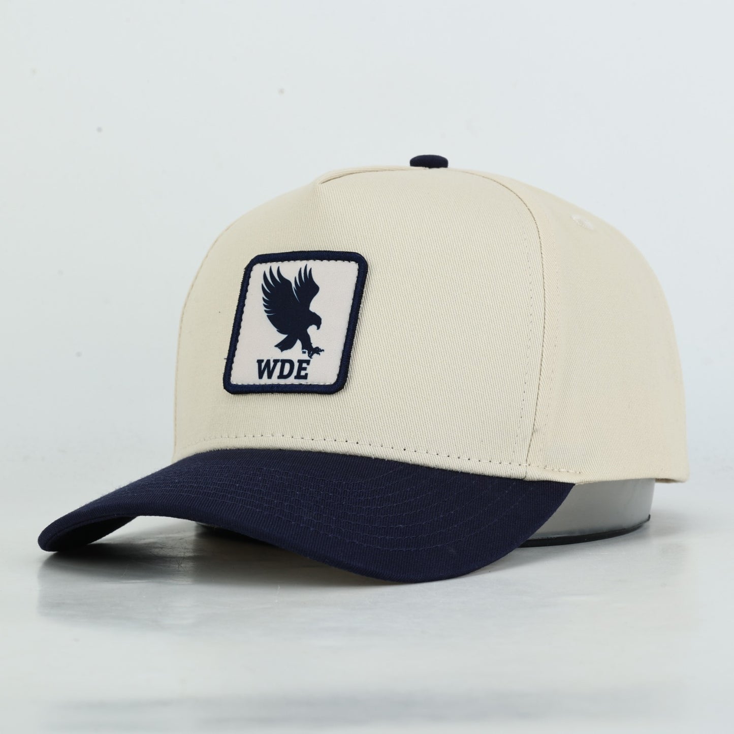 Auburn Eagle Cotton Hat - Cream/Navy - PREORDER