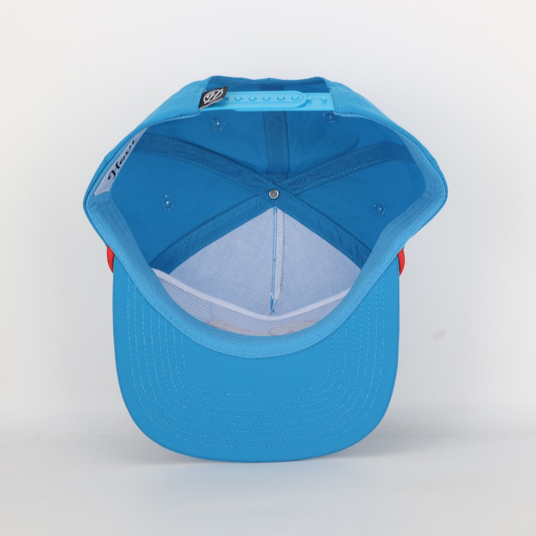 Touch Down Squirrel Nylon Rope Hat - Powder Blue - PREORDER