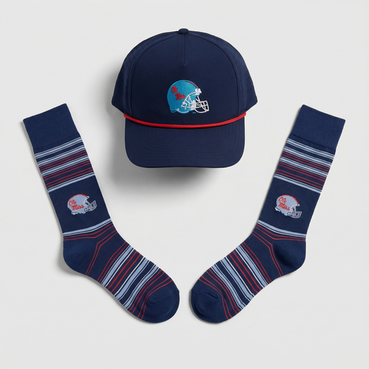 Hovi X Dead Soxy Collab - Navy Hat & Navy Sock Bundle